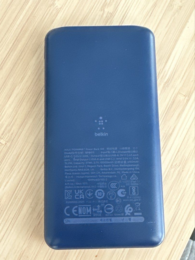 Belkin Power Bank (Category: Batteries & Power Banks) located in Makati City. Submitted by lavishlux (Listing ID 1469234518, Image 3). Description: Belkin power bank Selling cause I have 2 other power banks and I just bought this when I was out of the country cause of emergency hehe works great and only used a few times :) .