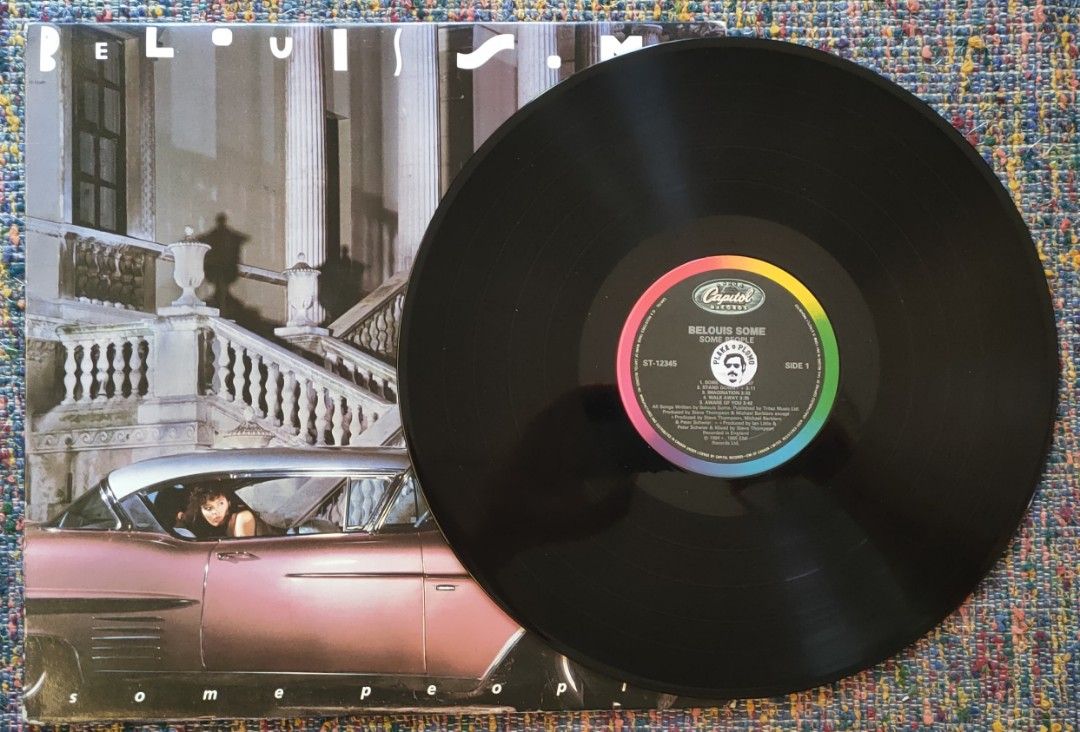 Belouis Some - Some People LP Vinyl Record (Category: Vinyls) located in Quezon City. Submitted by plaka.o.plomo (Listing ID 1469230306, Image 3). Description: Artist(s) : Belouis Some Album : Some People Year : 1985 Media : VG+ Color : Black Sleeve : VG+ No. : 1x Vinyl Size : 12" RPM : 33 Country : Canada Catalog No. : ST-12345 Tracklist : - Side 1 1. Some People 3:57 2. Stand Down 3:11 3. Imagination 3:32 4. Walk Away 3:05 5. Aware Of You 3:42 