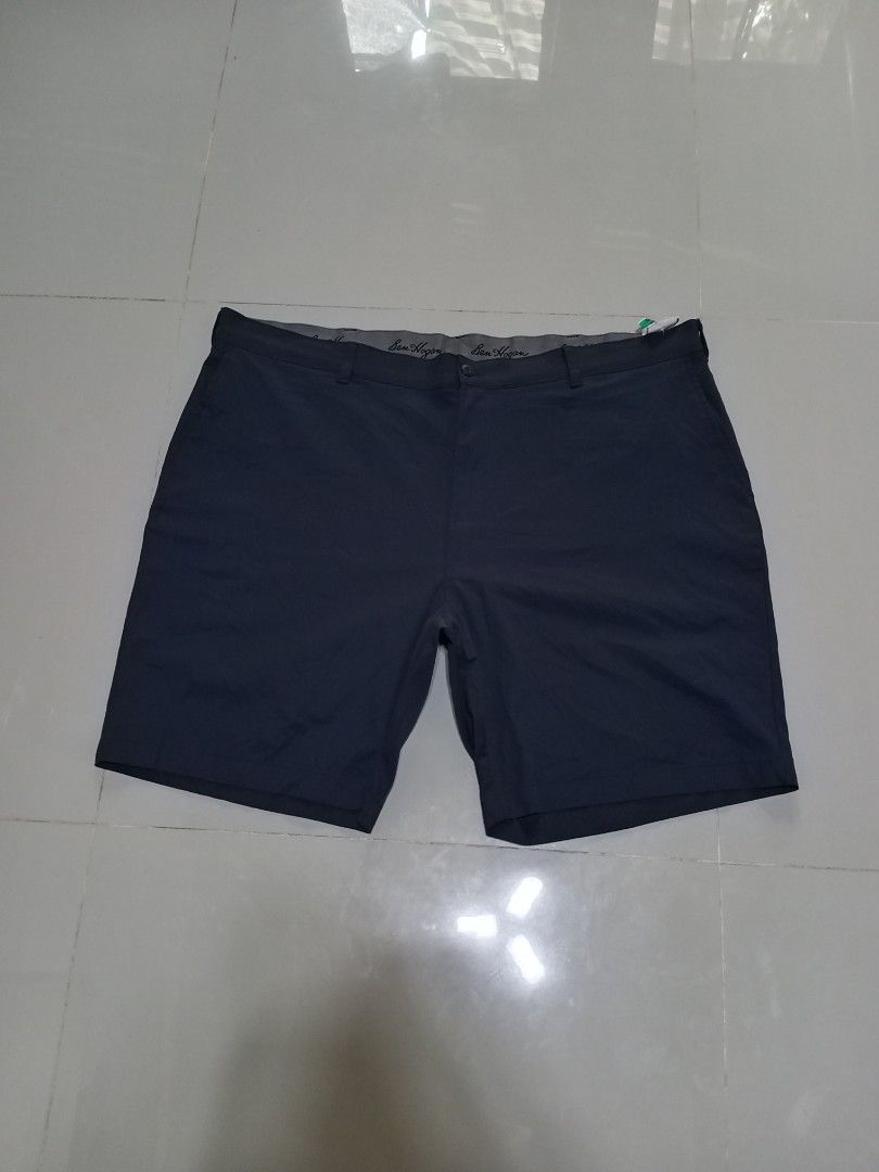 Ben Hogan Walk Short Stretch Size 46 (Category: Shorts) located in Magdalena. Submitted by magdalenathrift20 (Listing ID 1469168622, Image 2). Description: - Brand: Ben Hogan - Color: Dark Navy Blue - Size: 46 (Waistline fits 46 to 48) - Length: 21 inches - Material: 80% Polyester, 20% Recycled Polyester (Stretch fabric) - Features: Elastic inner waistband branding for extra comfort - Origin: Imported from Jordan.