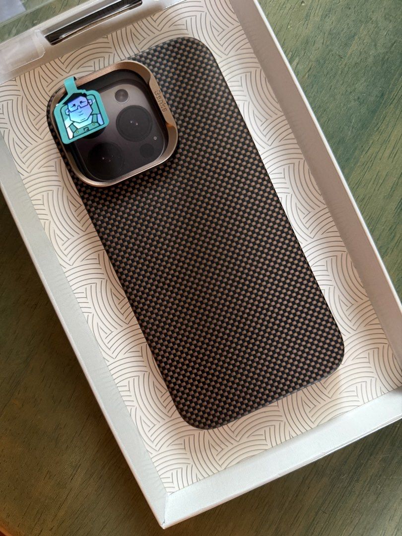 Benks ArmorTint Kevlar for iPhone 16 Pro (Category: Cases & Sleeves) located in Manila. Submitted by gochaseme (Listing ID 1469272123, Image 2). Description: Selling for iPhone 16 Pro Benks Kevlar Armortint / Armorair Ultra thin case Opened only at home, never worn outside basically brand new condition RFS: Impulse buy, too many carbon cases 1.5k only taguig pick up.
