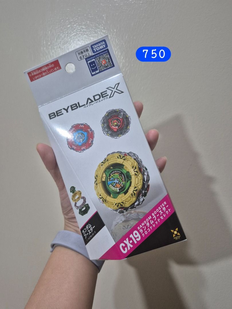 BeybladeX CX-19 BOOSTER CrTr (Category: Action & Battle Toys) located in Pasig City. Submitted by havtrading (Listing ID 1469239254, Image 1). Description: BeybladeX CX-19 BOOSTER CrTr 📌 Price posted 📌brand new sealed/ BANKEE 📌pick up location maybunga pasig 📌courier j&t/lbc/grab/lalamove 📌LBC Cop shipping only/ payment first for the item 📌Mode of payment COD/ BDO/ GCASH/ MAYA/ BPI 📌COD VIA pabili service METRO MANILA AREA ONLY .