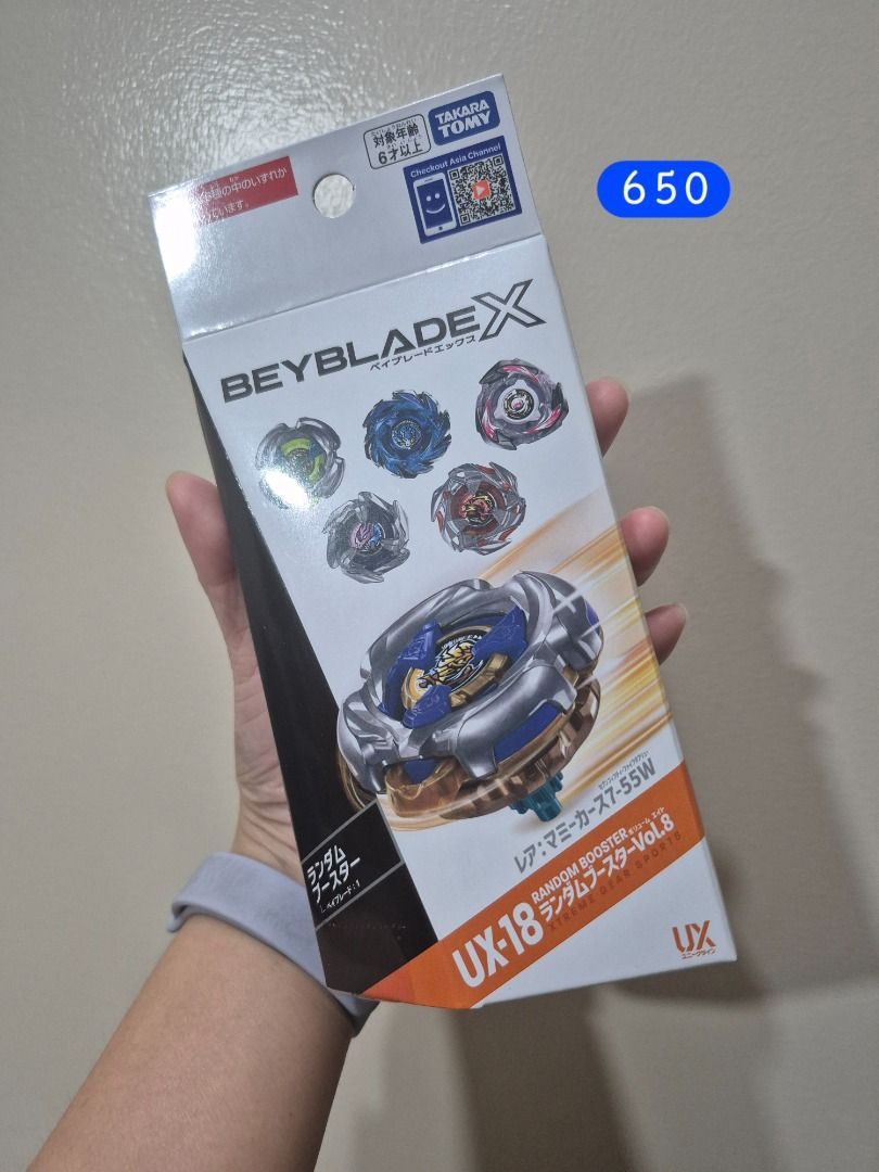 BeybladeX UX-18 MuCu (Category: Action & Battle Toys) located in Pasig City. Submitted by havtrading (Listing ID 1469239663, Image 1). Description: BeybladeX UX-18 MuCu 📌 Price posted 📌brand new sealed/ BANKEE 📌pick up location maybunga pasig 📌courier j&t/lbc/grab/lalamove 📌LBC Cop shipping only/ payment first for the item 📌Mode of payment COD/ BDO/ GCASH/ MAYA/ BPI 📌COD VIA pabili service METRO MANILA AREA ONLY .