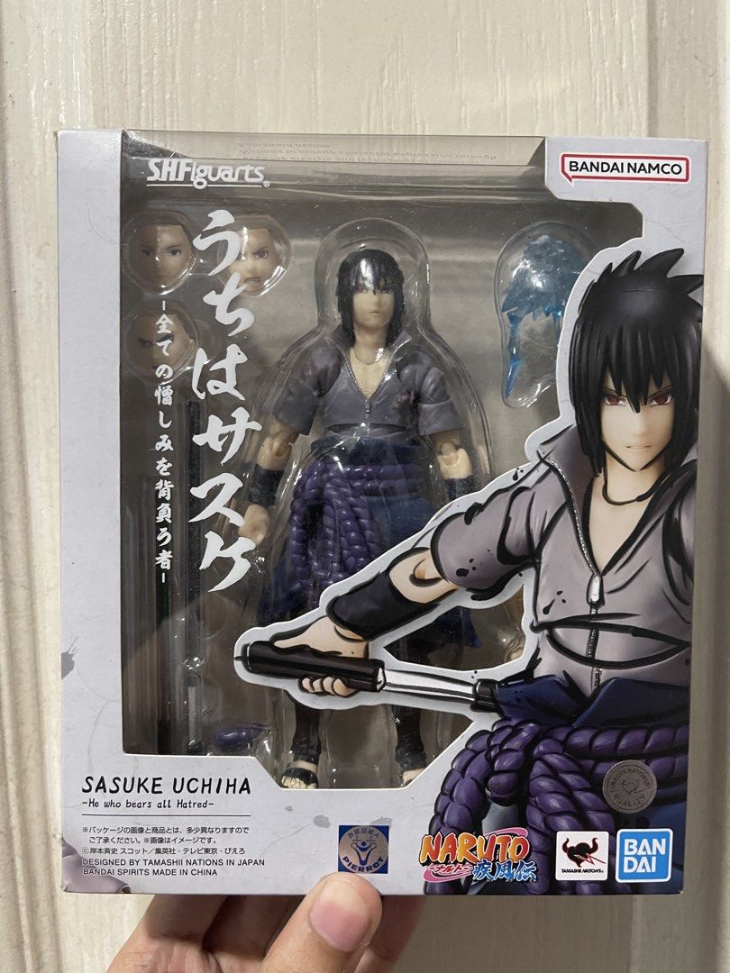 BIB SHF Sasuke v2 (Category: Figurines & Statues) located in Manila. Submitted by rare.soj (Listing ID 1469227788, Image 1). Description: authentic SHF Sasuke v2 he who bears all hatred BIB Selling for 3k firm no issue joints are smooth, accessories and box complete rfs: change of mind only shipping via lalamove las pinas area.