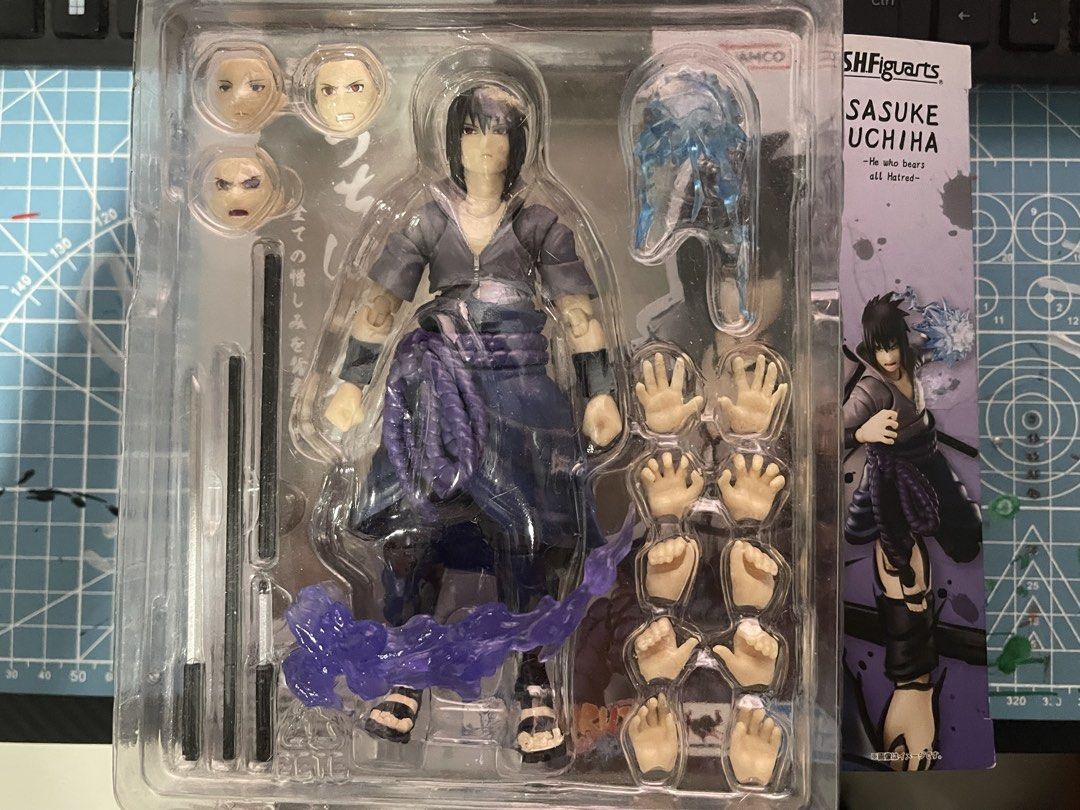 BIB SHF Sasuke v2 (Category: Figurines & Statues) located in Manila. Submitted by rare.soj (Listing ID 1469227788, Image 2). Description: authentic SHF Sasuke v2 he who bears all hatred BIB Selling for 3k firm no issue joints are smooth, accessories and box complete rfs: change of mind only shipping via lalamove las pinas area.