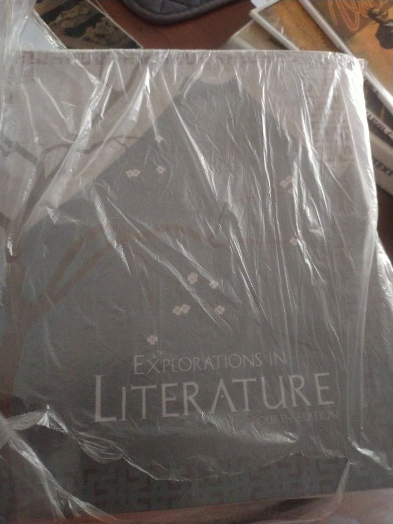 BJU Explorations in Literature Fourth Edition (Category: Textbooks) located in Quezon City. Submitted by bamberry (Listing ID 1469207332, Image 2). Description: - Title: Explorations in Literature Textbook (Fourth Edition) - Condition: Covered in plastic wrapper for protection, clean pages inside, minimal outside wear - Ideal for: Literature studies, reading assignments, and classroom use - Status: Kept in storage and ready for the next owner - P