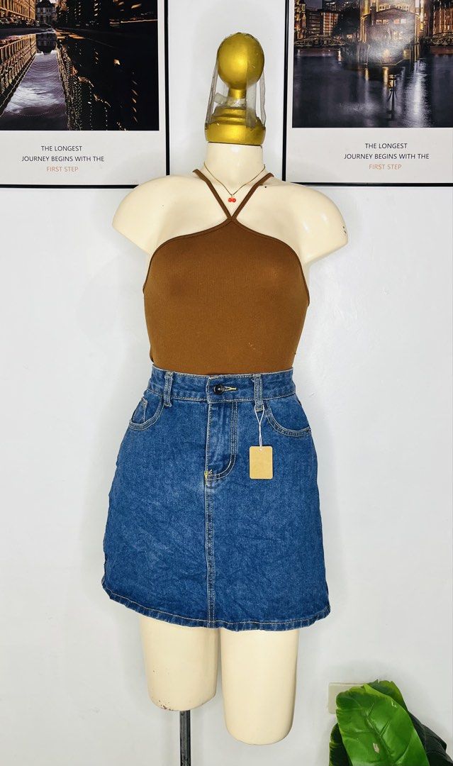 Blue Denim Skort | S 29-30 (Category: Skirts) located in Manila. Submitted by bengirlclothing (Listing ID 1469303055, Image 2). Description: - Size: 29-30 inches - Length: 17 inches -Trendy blue denim skirt with comfy built-in shorts underneath.