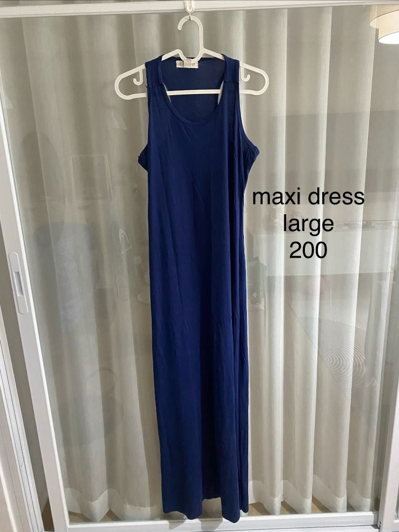 Blue maxi dress (Category: Dresses) located in Quezon City. Submitted by jmxyz (Listing ID 1469204636, Image 1). Description: - fits medium - best for: beach or casual wear 📍 greenfield, mandaluyong.