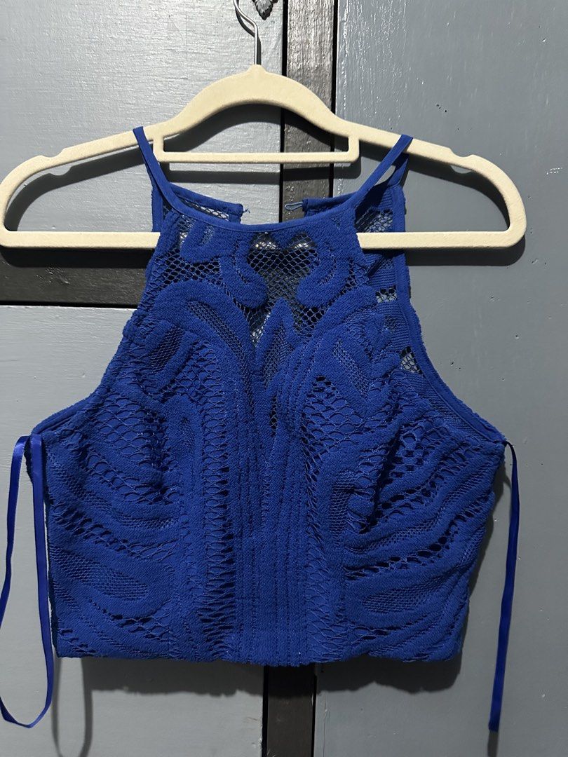 Blue party top (Category: Sleeveless) located in Angeles City. Submitted by chemrnn (Listing ID 1469307370, Image 1). Description: .