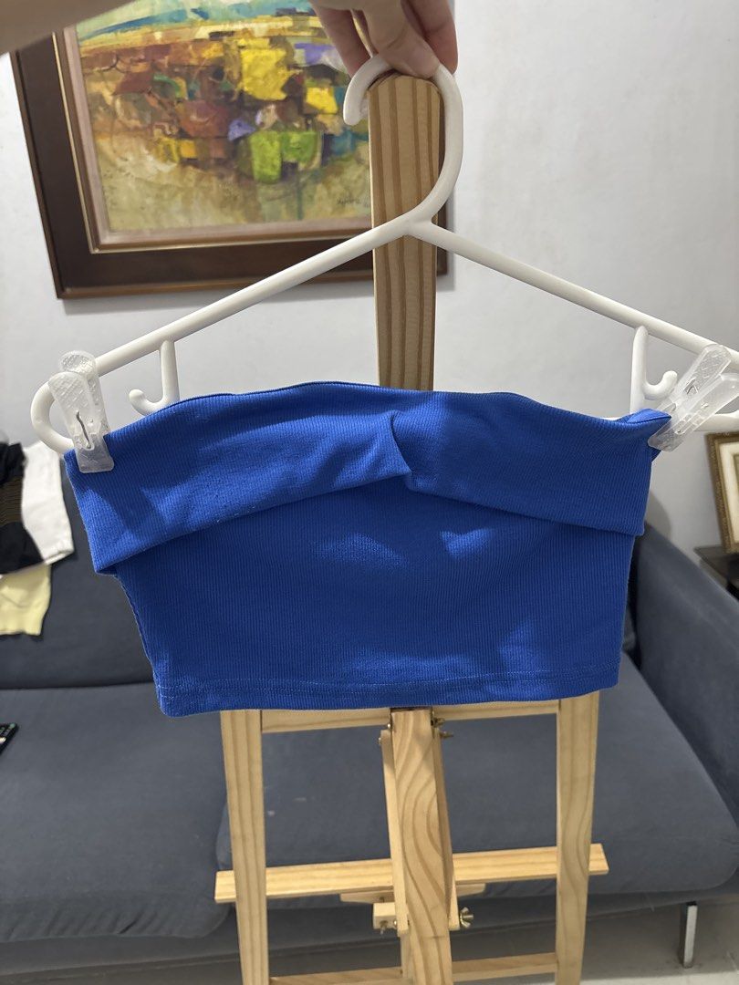 Blue Tube Top (Category: Sleeveless) located in Makati City. Submitted by aliyahspreloved (Listing ID 1469259715, Image 1). Description: .