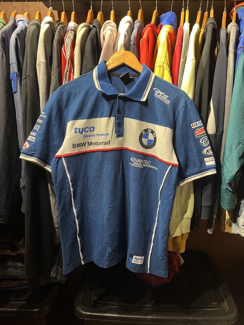 Bmw racing polo (Category: Formal Shirts) located in Bislig. Submitted by samstreet-out (Listing ID 1469178239, Image 1). Description: Excellent condition Minimal hairlines 9.5 colorate 21x27.