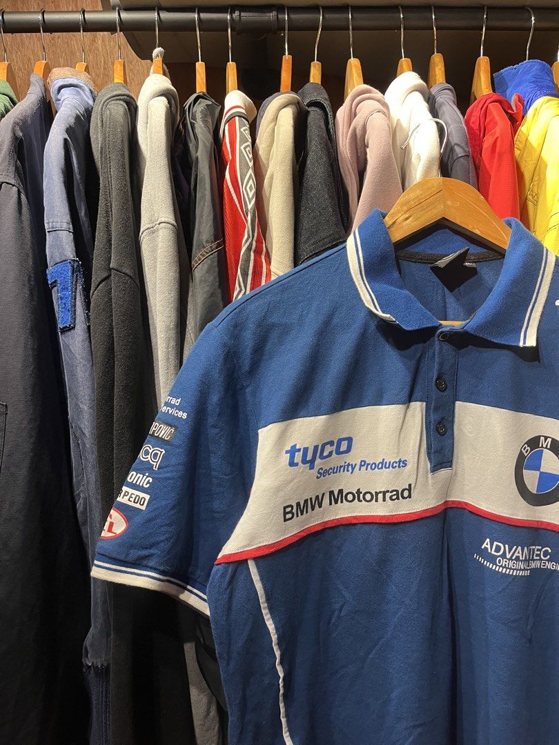 Bmw racing polo (Category: Formal Shirts) located in Bislig. Submitted by samstreet-out (Listing ID 1469178239, Image 3). Description: Excellent condition Minimal hairlines 9.5 colorate 21x27.