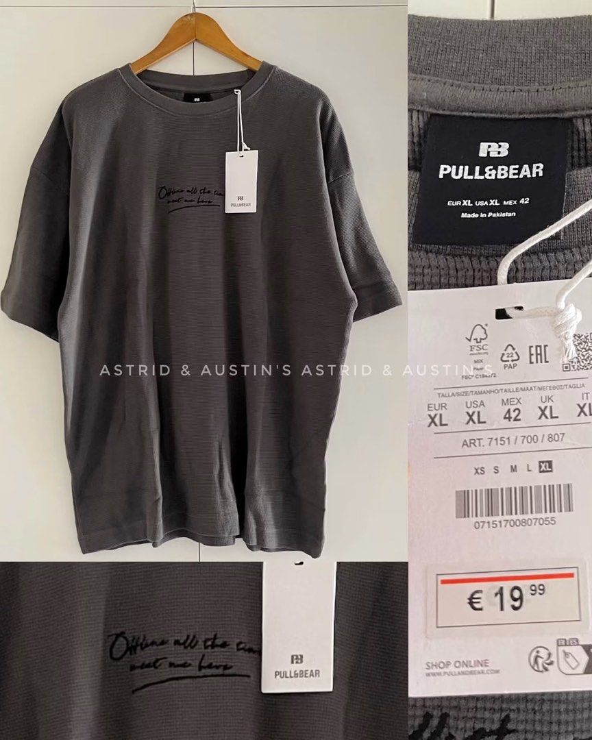 BNWT Pull & Bear Texture Shirt (Category: Tshirts & Polo Shirts ) located in Dasmarinas. Submitted by allisongrey1323 (Listing ID 1469161958, Image 1). Description: BNWT Pull & Bear textured shirt XL on tag width: 25 length: 30 price: 780.