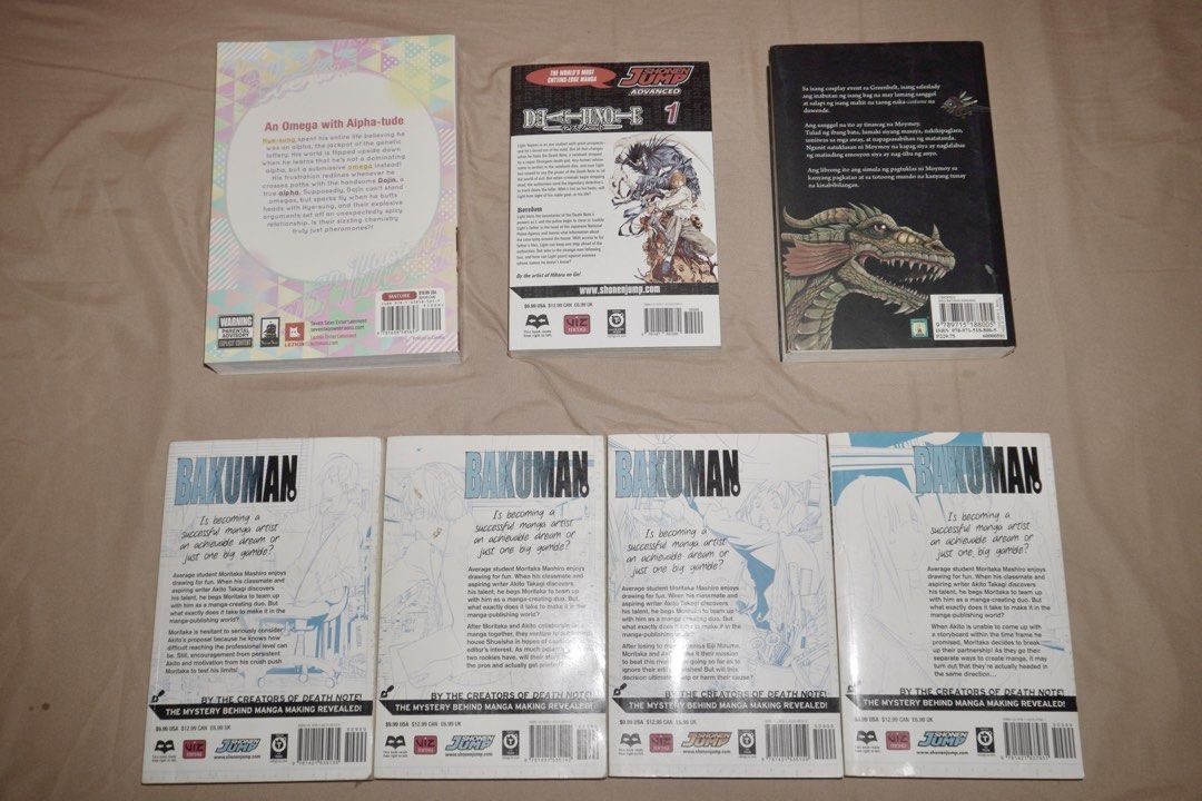 BOOKS FOR SALE (Category: Storybooks) located in Batangas. Submitted by miuparfait (Listing ID 1469249049, Image 2). Description: 1. LOVE IS AN ILLUSION (VOLUME 1) ₱650 2. DEATH NOTE (VOLUME 1) ₱250 3. MOYMOY LULUMBOY (VOLUME 1) ₱200 4. BAKUMAN (VOLUME 1-4) ₱500 GOTYME JNT BATANGAS.