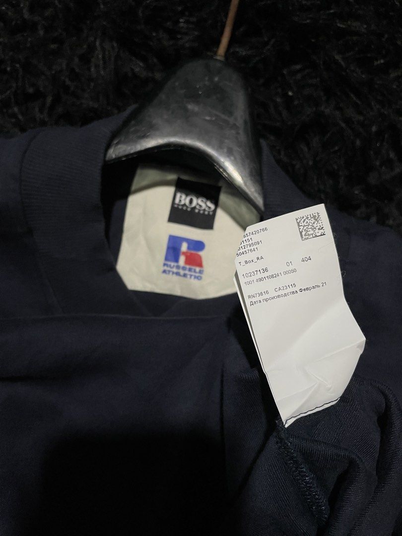 Boss Hugo Boss (Category: Activewear) located in Munoz. Submitted by bb_jimbo0 (Listing ID 1469280851, Image 3). Description: Boss Hugo Boss x Russell Athletic .