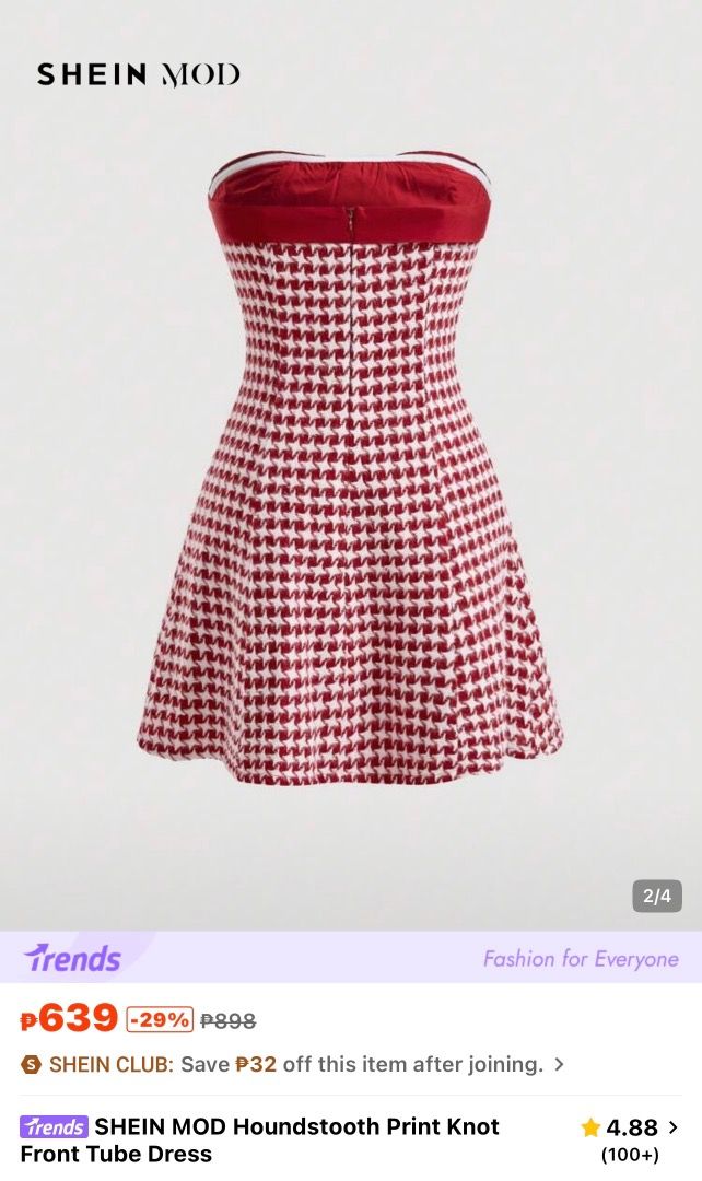 BRAND NEW RED MINI DRESS (Category: Dresses) located in Taguig. Submitted by missnestine (Listing ID 1469292664, Image 2). Description: ‼️BRAND NEW‼️ Size: XS-Small 📍Fort Bonifacio, Taguig City 📦Can deliver via Lalamove/J&T. Buyer will shoulder sf. .