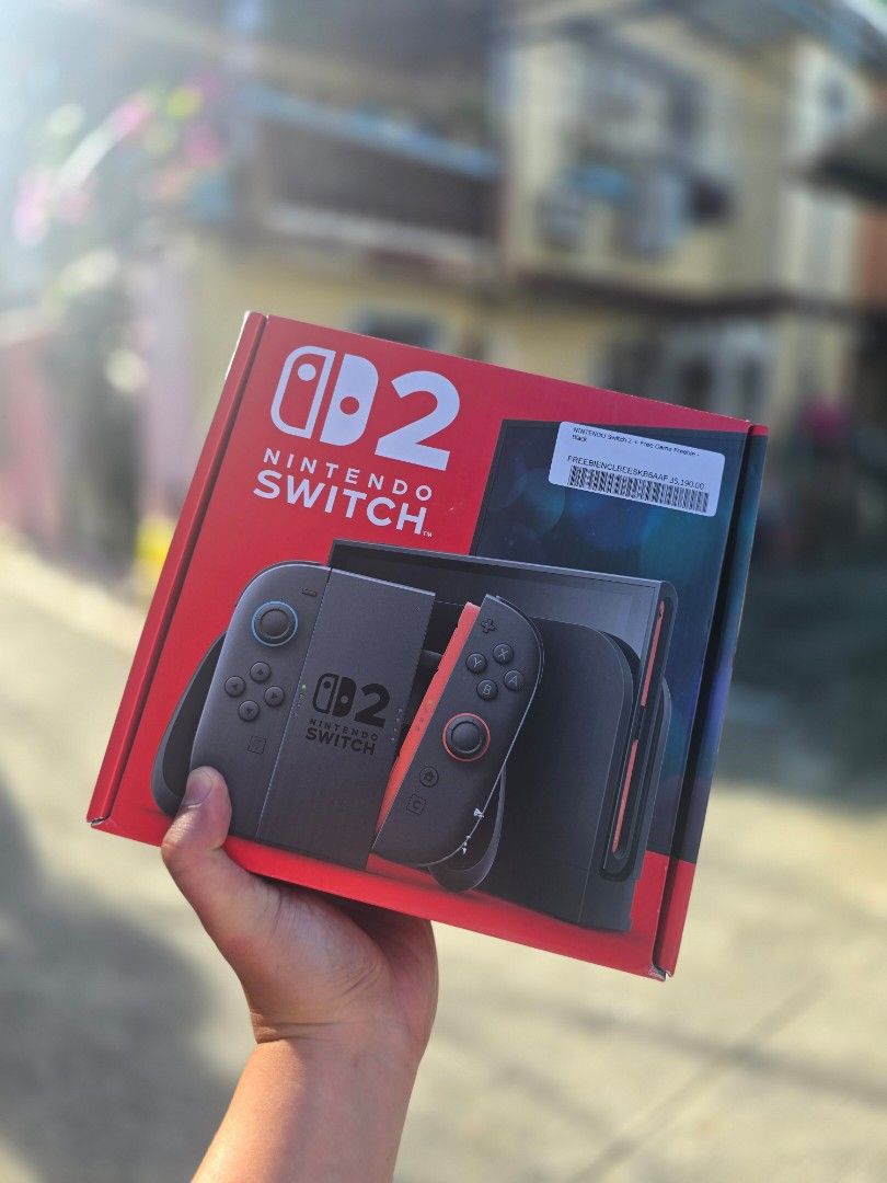 Brandnew sealed Nintendo Switch 2 (Category: Nintendo) located in Pasay City. Submitted by frejbelen (Listing ID 1469166337, Image 1). Description: For sale! Brandnew sealed Nintendo Switch 2 😍 Complete package Below SRP 1 year warranty Resellers are always welcome! 💯 Meetup ● Shipping nationwide (COP) ● Same day delivery (lalamove/grab express) ● Dropshipping (for re-sellers) ● Credit Card (Visa /Mastercard) Dm us for faster deal! 💯❤️.
