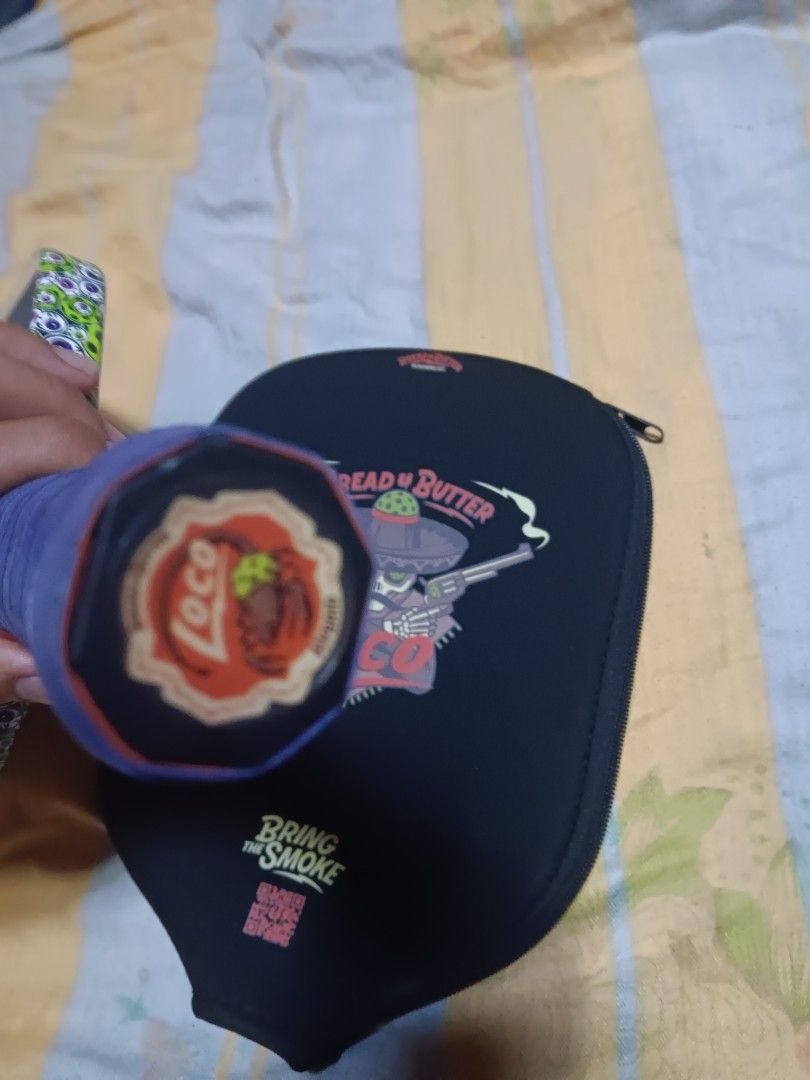 Bread and Butter Loco pickleball paddle (Category: Racket and Ball Sports) located in Bacoor. Submitted by punkzappa18 (Listing ID 1469194375, Image 3). Description: for sale pickleball paddle preloved still in good condition padala lang from US last july already upgraded to rpm selling as is where is bread and butter loco jybrid 4,600 pesos only fixed price super below srp na pick up or meet up only ladialao diwa elementary school caridad cavite