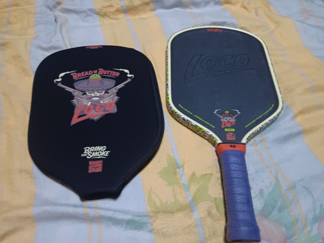 Bread and Butter Loco pickleball paddle (Category: Racket and Ball Sports) located in Bacoor. Submitted by punkzappa18 (Listing ID 1469194375, Image 1). Description: for sale pickleball paddle preloved still in good condition padala lang from US last july already upgraded to rpm selling as is where is bread and butter loco jybrid 4,600 pesos only fixed price super below srp na pick up or meet up only ladialao diwa elementary school caridad cavite
