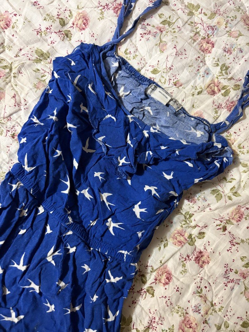 Bright Blue Flowy Long Top (Category: Sleeveless) located in Muntinlupa City. Submitted by herellas0504 (Listing ID 1469300941, Image 3). Description: Bright Blue Flowy Long Top Mine: 50 | Lock: 120 ——————————— size: small-med no issue, need wash only (can be mini dress).