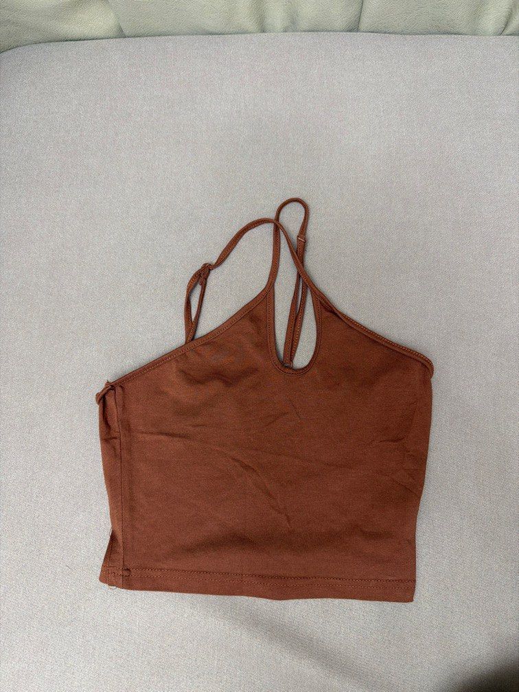 Brown Shein Sando top (Category: Sleeveless) located in Las Pinas. Submitted by thealyssacloset (Listing ID 1469219260, Image 1). Description: .