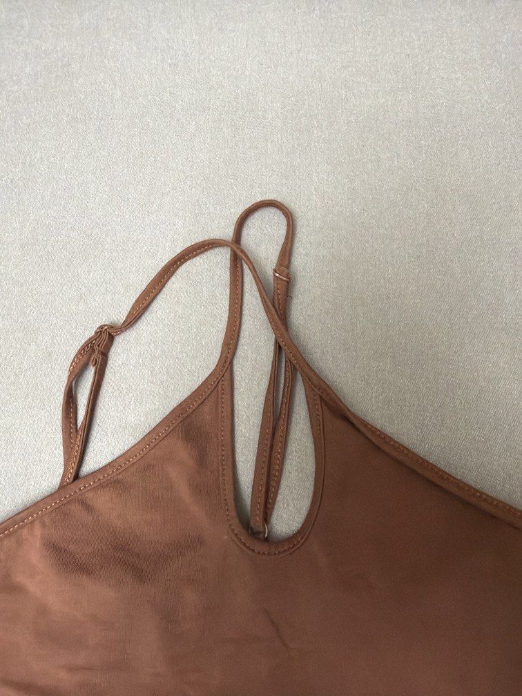 Brown Shein Sando top (Category: Sleeveless) located in Las Pinas. Submitted by thealyssacloset (Listing ID 1469219260, Image 2). Description: .