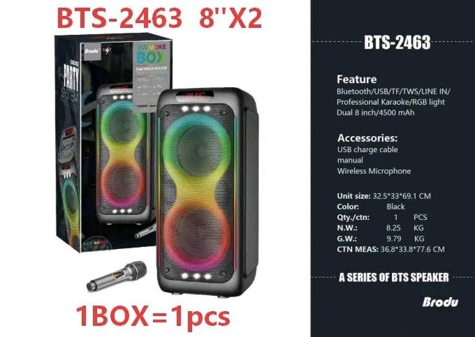 brudo bts2463 karaoke set (Category: Soundbars, Speakers & Amplifiers) located in Manila. Submitted by asstditems (Listing ID 1469165385, Image 1). Description: .