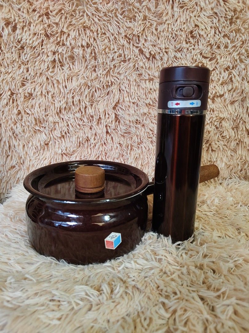 Bundle set , (Category: Cookware & Accessories) located in Davao. Submitted by dvo_jpnstuff (Listing ID 1469266950, Image 1). Description: never been use, damage box kaya naitapon na . tumbler -300 ml.