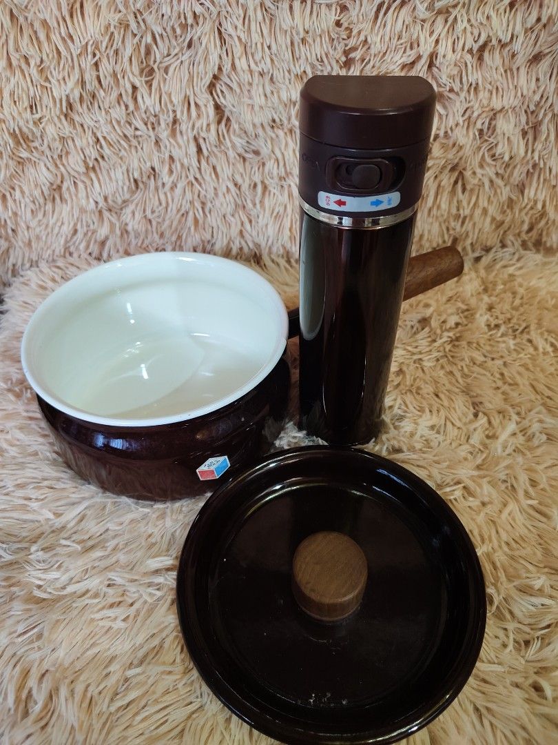 Bundle set , (Category: Cookware & Accessories) located in Davao. Submitted by dvo_jpnstuff (Listing ID 1469266950, Image 2). Description: never been use, damage box kaya naitapon na . tumbler -300 ml.