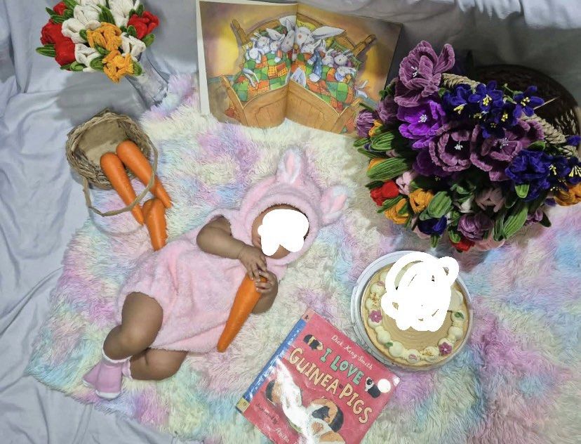 Bunny Milestone Costume (Category: Babies & Kids Fashion) located in Dagupan City. Submitted by maryennie (Listing ID 1469164659, Image 2). Description: .