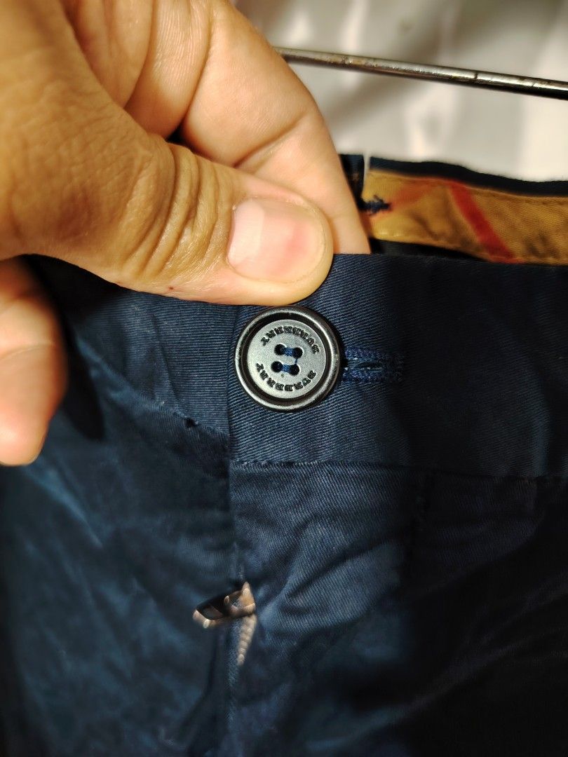 Burberry chino pants slim fit (Category: Chinos) located in Malabon City. Submitted by jhe_bicio_online-thriftshop (Listing ID 1469189935, Image 3). Description: Waist 38-40 Leg opening 8 Stretchable Excellent condition.
