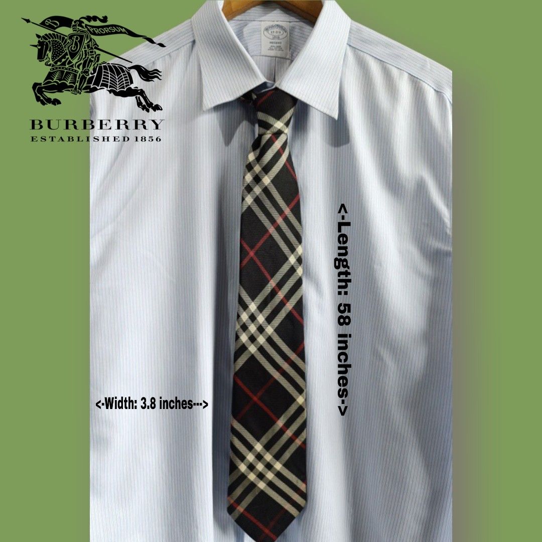 Burberry Nova Check Black Silk Neck Tie (Category: Ties) located in Bacoor. Submitted by nineties_kid (Listing ID 1469200376, Image 1). Description: <==• Burberry Nova Check Black Silk Neck Tie Length: 58 inches Width: 3.5 inches *100% Made in Japan ______ -Modes Of Delivery: J&T/Lalamove/ LBC (Cash on Pick-up/COD) -Meet-up (Bacoor Cavite Area/Mandaluyong-Shaw,Hulo,Makati Ave) -Modes Of Payment: GCASH NO LAST MINUTE CANCELLATION!! NO TO JOY RESER