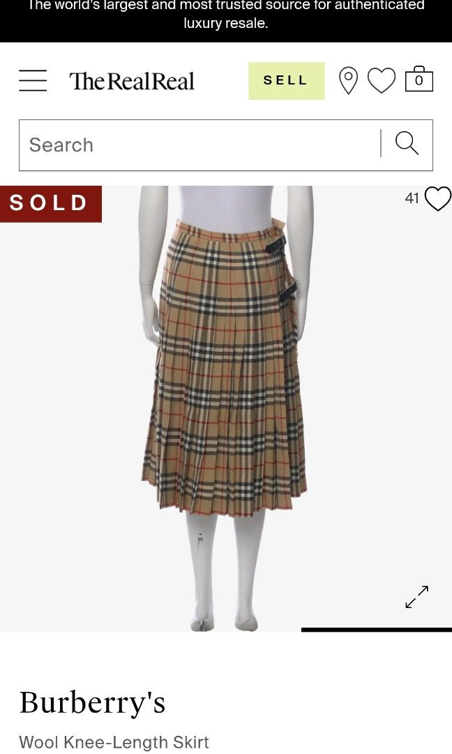 Burberry plaid skirt (Category: Activewear) located in Panabo. Submitted by creticalfinds (Listing ID 1469331796, Image 2). Description: Burberry plaid skirt.