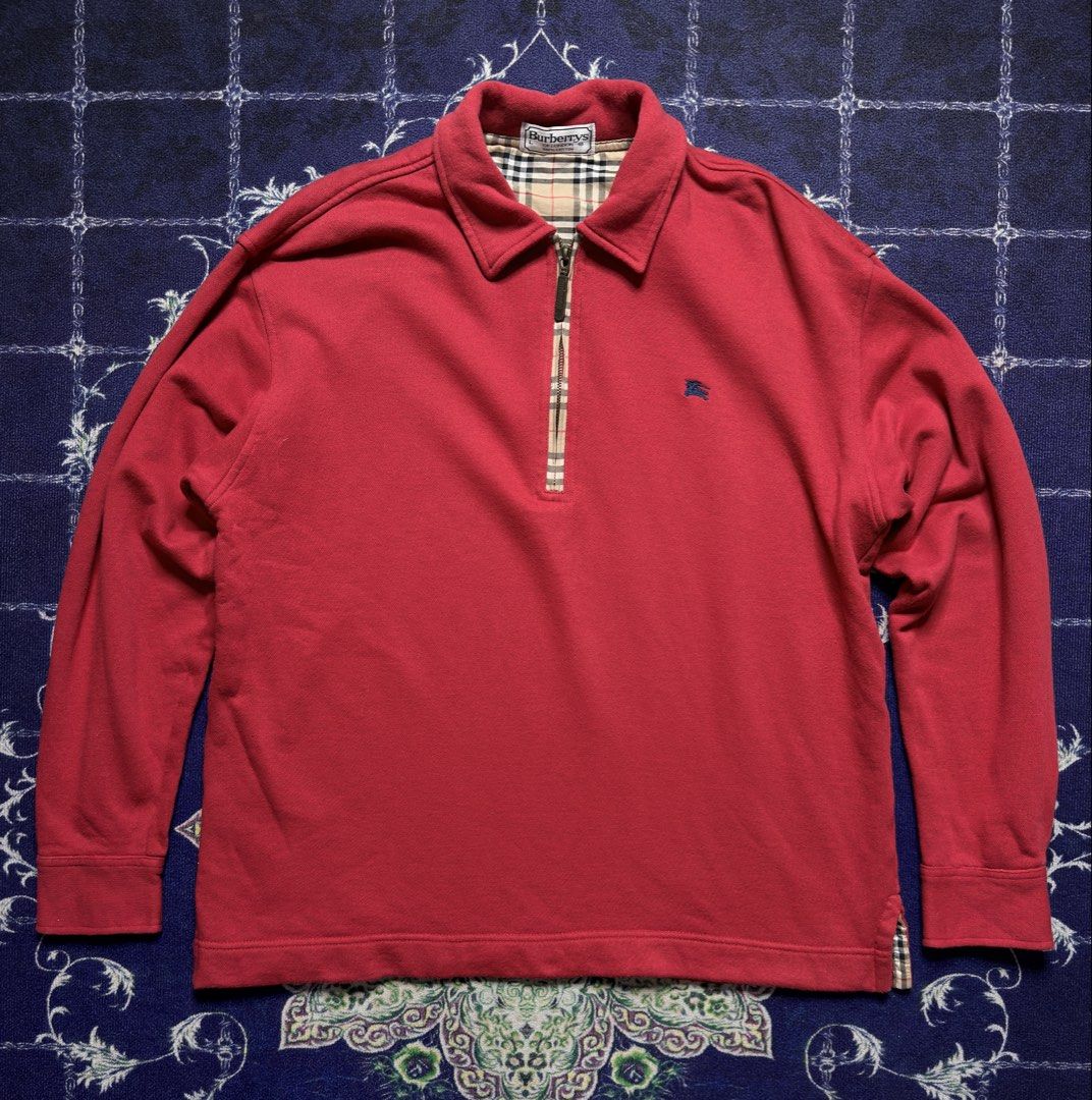 Burberry Quarter Zipper Jacket (Category: Luxury Apparel) located in Valenzuela. Submitted by telagram (Listing ID 1469209435, Image 1). Description: .