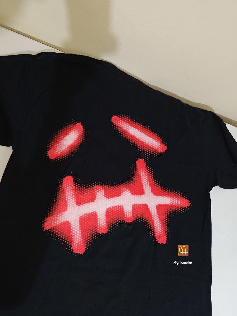 Cactus Jack x McDonald Tee (Category: Tshirts & Polo Shirts ) located in Manila. Submitted by x.god (Listing ID 1469377578, Image 2). Description: "PLEASE ORDER HERE" Cactus Jack x McDonald's tee Size: Medium(US size - can fit on Large) Condition: Slightly Used Price: 1250php RFS: decluterring.