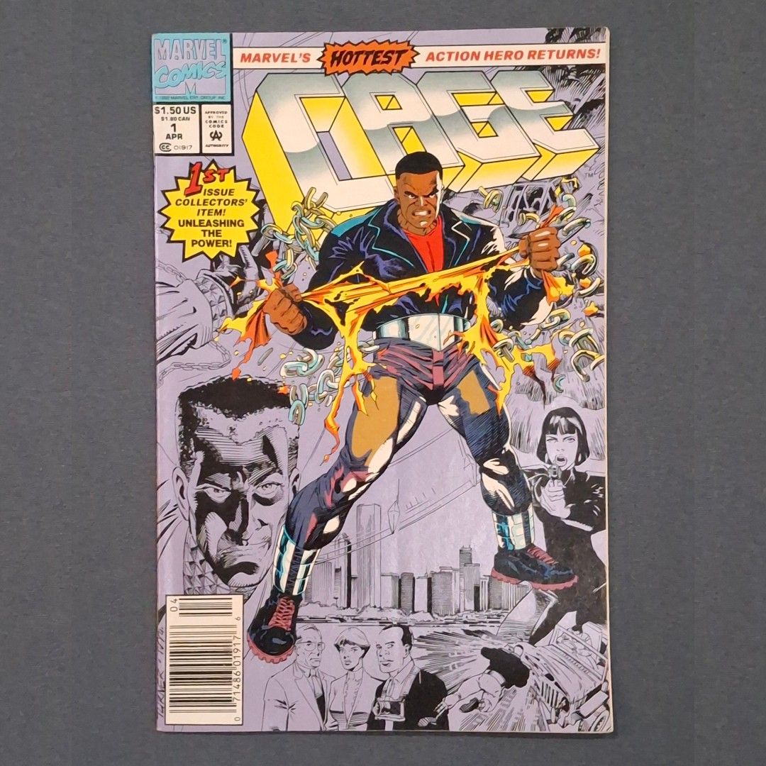 Cage #1 (1992 Marvel Comics) (Category: Comics & Manga) located in Paranaque City. Submitted by japs202 (Listing ID 1469207049, Image 1). Description: For sale only. Check photos. First issue of the 1992 solo series featuring Luke Cage. Payment: BPI, BDO, Gcash Add for shipping: pickup, J&T, LBC Location: Paranaque .