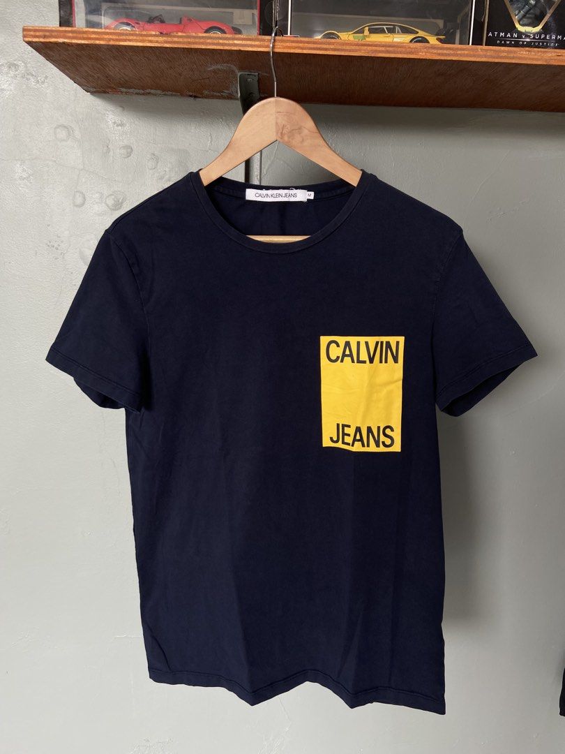 Calvin Klein Jeans Tee (Category: Tshirts & Polo Shirts ) located in Panabo. Submitted by thrifty.red (Listing ID 1469300379, Image 1). Description: width:19 length:27.5 9.5/10 .