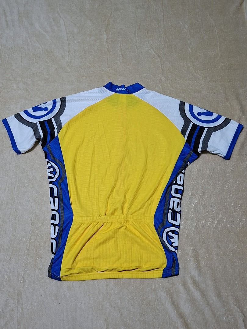 Canari Bike Jersey (Category: Activewear) located in Antipolo. Submitted by legit_imported_items (Listing ID 1469200846, Image 2). Description: Kindly read first thank you! Canari Bike Jersey in good condition Size: M (Length approx. 26" / Width approx. 21") Price: 200 (FIXED) * faded na logo sa harap RFS: decluttering Fixed Price *MoP: Metrobank / Gcash *No Reservation *Payment First (first to pay policy) *Nationwide Delivery / Shipping via lbc 