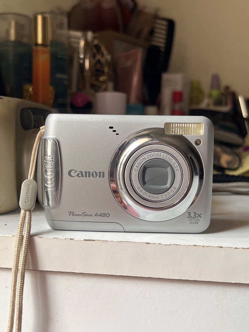 Canon PowerShot A480 10.0 Megapixels Digital Camera (Category: Cameras) located in Manila. Submitted by arianna.keizz (Listing ID 1469211199, Image 1). Description: FS! Canon Powershot A480 Price - ₱2,999 * Crisp Output! * Body cosmetics: 8/10 (Sign of usage) * Fully functional: all buttons, zoom, flash, etc Inclusion: * Unit * Battery * Charger * Strap * Sd card Honest Issue: * Lcd burn (output not affected) * no functional issues - All the samp