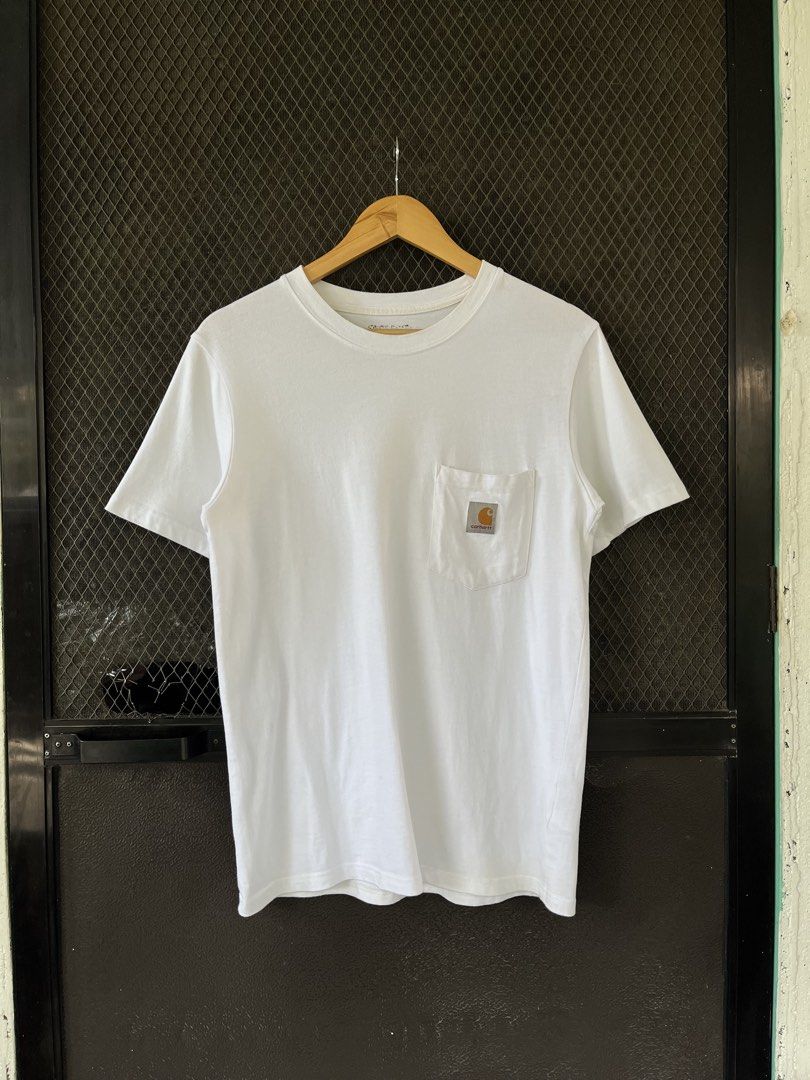Carhartt Pocket Tee (Category: Tshirts & Polo Shirts ) located in General Santos City (Dadiangas). Submitted by thriftdept. (Listing ID 1469277975, Image 1). Description: Brand: Carhartt Size: Small Dimensions: 19W”27L Authenticity: Authentic Color Rate: 9.5/10 Condition: Excellent Issue: None 🏷️: ₱949.
