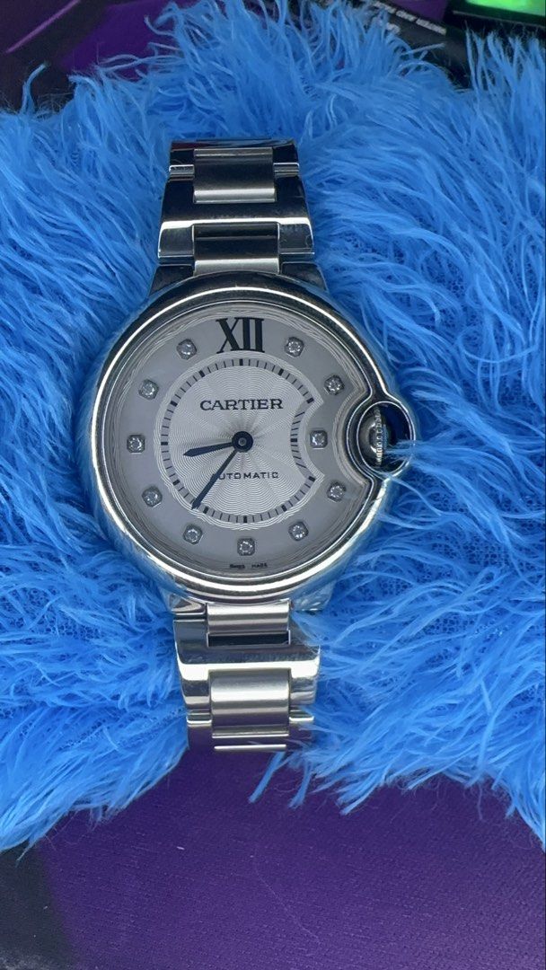 Cartier watch Automatic original (Category: Luxury Watches) located in Quezon City. Submitted by dazzlejeweller (Listing ID 1469202437, Image 3). Description: Balloon bleu de Cartier With Authenticity card , very good condition. Can pass as brand new. 250,000 only . Can do meet up at gateway mall Cubao. .