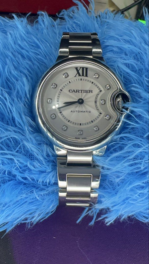 Cartier watch Automatic original (Category: Luxury Watches) located in Quezon City. Submitted by dazzlejeweller (Listing ID 1469202437, Image 2). Description: Balloon bleu de Cartier With Authenticity card , very good condition. Can pass as brand new. 250,000 only . Can do meet up at gateway mall Cubao. .