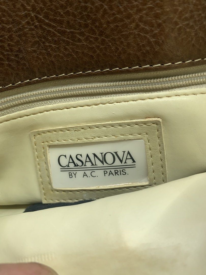 Casanova A.C Paris Convertible Leather Backpack (Category: Backpacks) located in Bulacan. Submitted by ridersthrift_ph (Listing ID 1469212624, Image 3). Description: Authentic Sep. Zip Up Strap Leather & Canvass Material No Flaws In Great Condition Gcash or Bank Payment Bulacan 📍.
