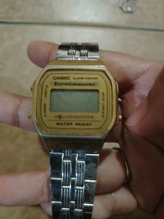 Casio Quartz MQ-514 Gold Vintage Watch, Men's Fashion, Watches ...