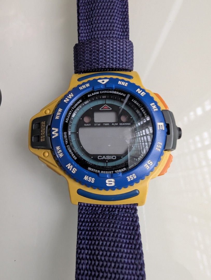 Casio CPW-201 Digital Compass Watch (Category: Men's Watches) located in Naga. Submitted by kenshin78 (Listing ID 1469315860, Image 2). Description: - As is from Japan Surplus - gumagana dati na stock at na lowbat ata - original strap.