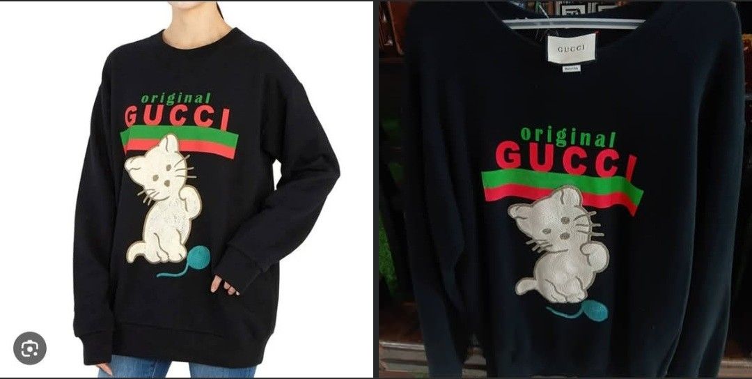 Cat Gucci (Category: Coats, Jackets and Outerwear) located in Subic. Submitted by AnythingBrandedby_May (Listing ID 1469188578, Image 1). Description: Fits Large 23X29.