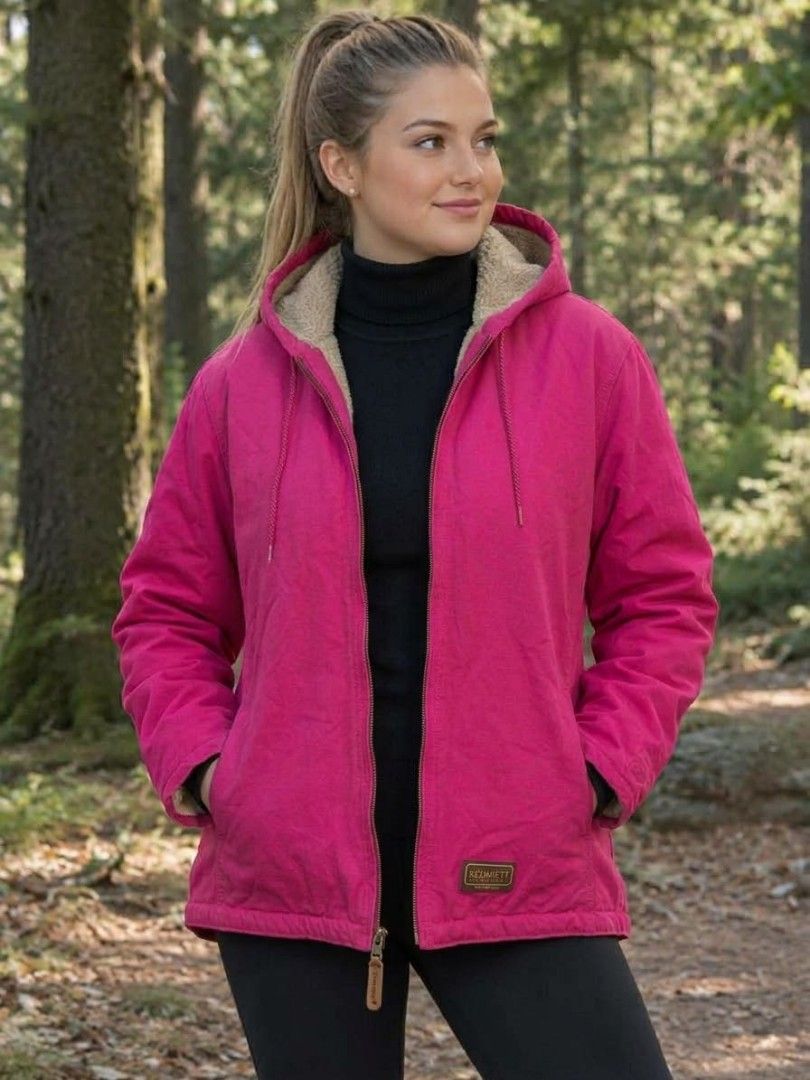 C.E. SCHMIDT HEAVY SHERPA-LINED JACKET (Category: Coats, Jackets and Outerwear) located in Pagsanjan. Submitted by thriftyclothes33 (Listing ID 1469308589, Image 1). Description: 🔥 C.E. SCHMIDT HEAVY SHERPA-LINED JACKET 💗🧥 💰 ₱850 + SF ❄️ Heavy-duty duck canvas ✨ Thick sherpa lining & hood ✨ Full-zip closure with drawstrings 💪 Durable workwear style 🏷️ Size 2X on tag 📏 Width 27" • Length 29" 👌 As New Condition 📦 From U.S. package 📍 Lagun