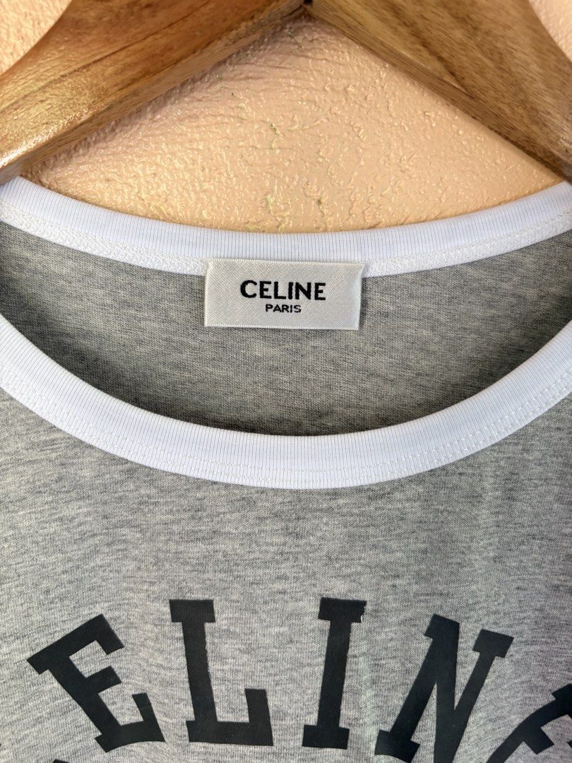 CELINE (Category: Blouses) located in Pozorrubio. Submitted by zionegotthrift (Listing ID 1469192589, Image 3). Description: -CELINE PARIS -Size M on tag -Excellent condition -No issue -Dimension: 19W L24.