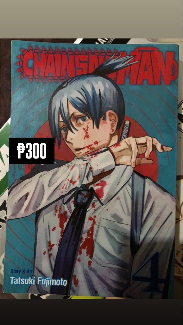 CHAINSAW MAN MANGA VOL.4 (Category: Comics & Manga) located in Villasis. Submitted by keetagawaa (Listing ID 1469273451, Image 1). Description: CHAINSAW MAN VOL.4 Lightly used, spine still intact, and pages has no tears. purchased from fully booked. negotiable FOR SURE BUYERS ONLY!!!.