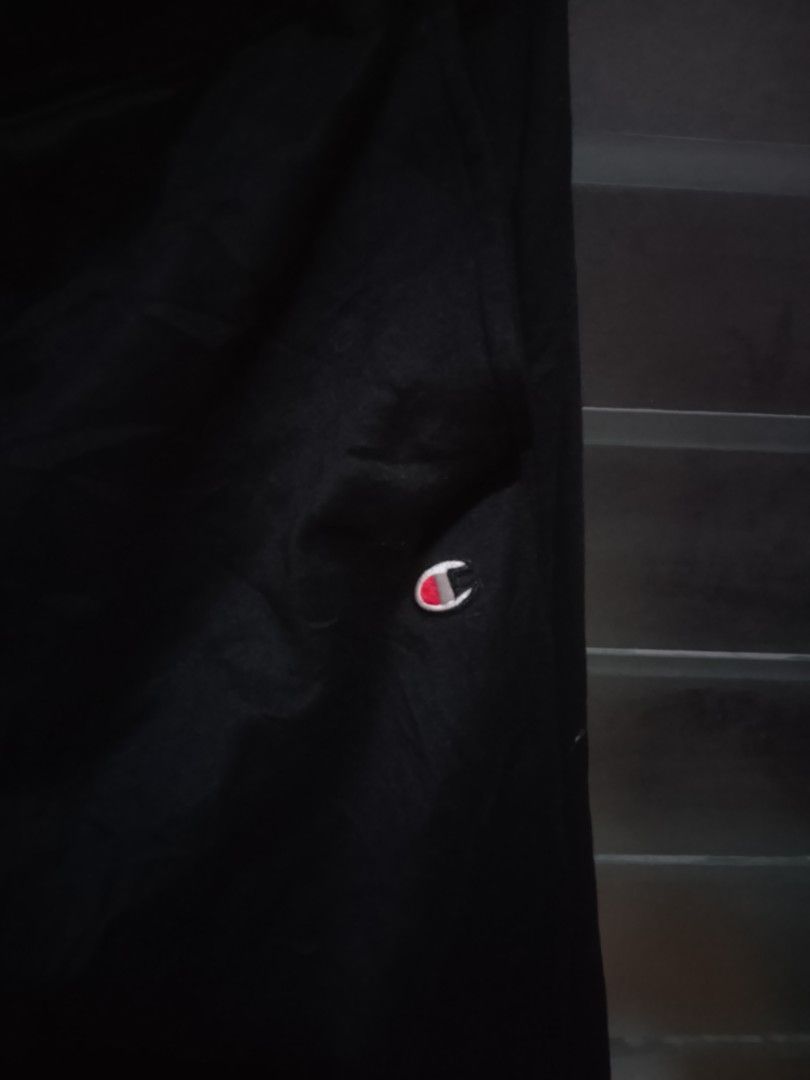 Champion Black Jogging Pants (Category: Joggers) located in Cavite. Submitted by genstylesph (Listing ID 1469384125, Image 3). Description: Champion Jogging Pants Color: Black Color rate 9/10 No issue Payment first thru Gcash Location Imus Cavite.