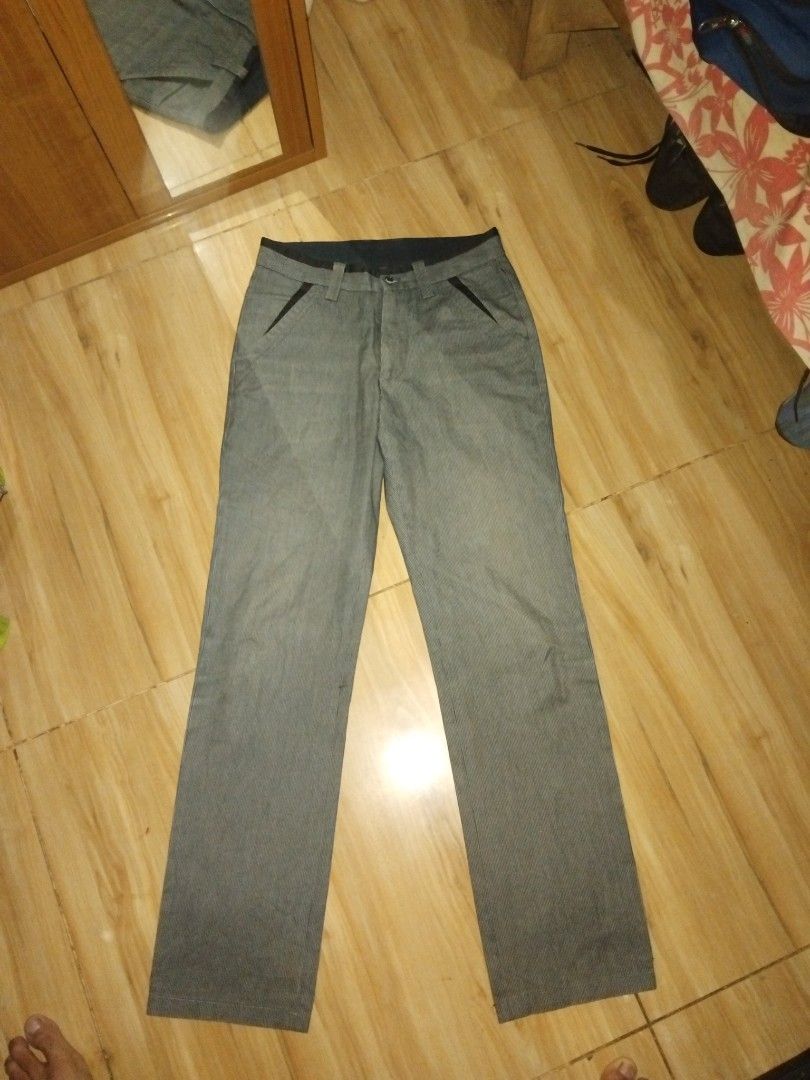 Charcoal gray trousers (Category: Trousers) located in Caloocan City. Submitted by mysticdeer_4b2e50 (Listing ID 1469390218, Image 3). Description: Charcoal gray trousers — classic, clean, and easy to style. Perfect for everyday wear, school, or casual outfits..